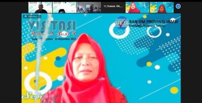 VISITASI DARING MTsN 4 TANJUNG JABUNG TIMUR