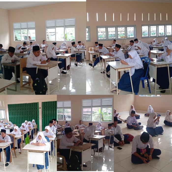 WAW MTs NEGERI 4 TANJUNG JABUNG TIMUR GELAR UJIAN SEMESTER GANJIL BERBASIS ANDROID