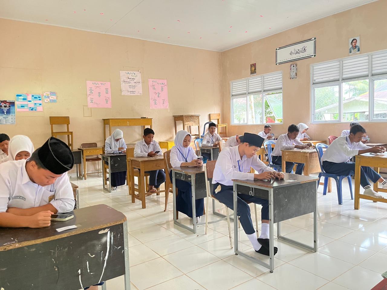 MTsN 4 Tanjung Jabung Timur, Hari Ini Laksanakan Ujian Asesmen Madrasah (AM) Tahun 2025, 