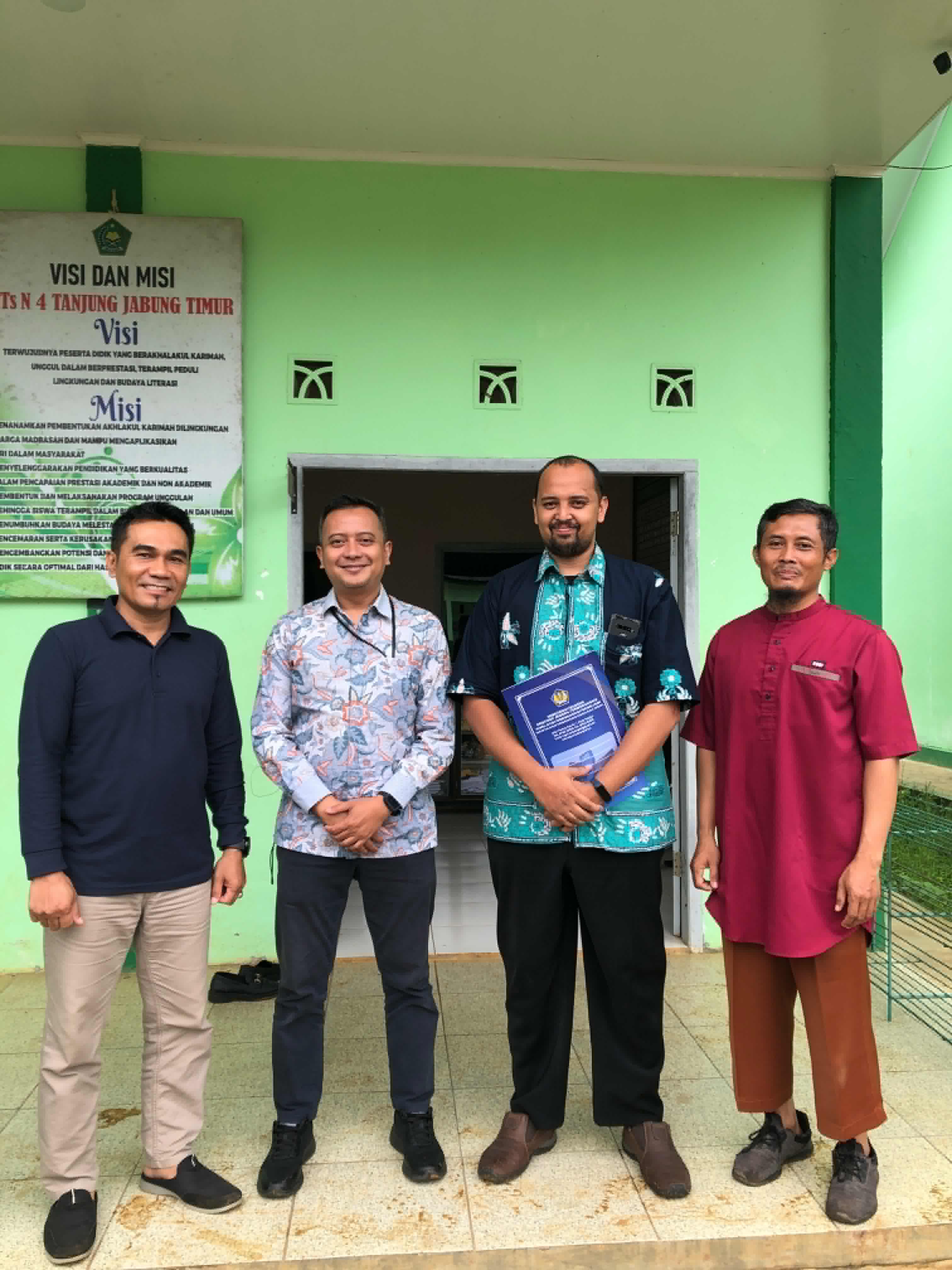 KPPN Kuala Tungkal monitoring dan evaluasi anggaran di MTsN 4 Tanjung Jabung Timur