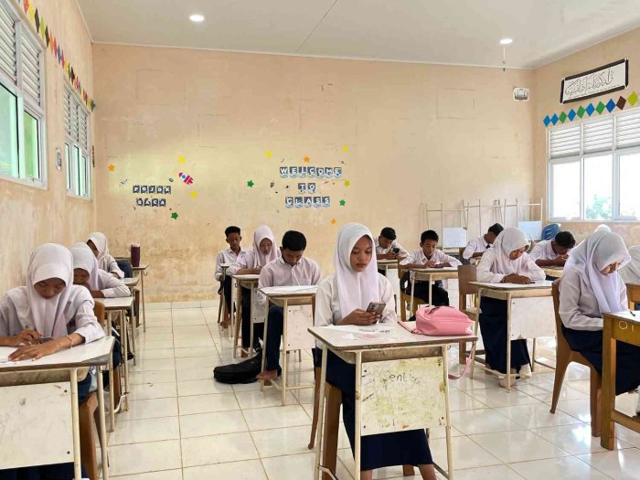 MTsN 4 Tanjung Jabung Timur Gelar Ujian Madrasah MTsN 4 Tanjung Jabung Timur Gelar Ujian Madrasah