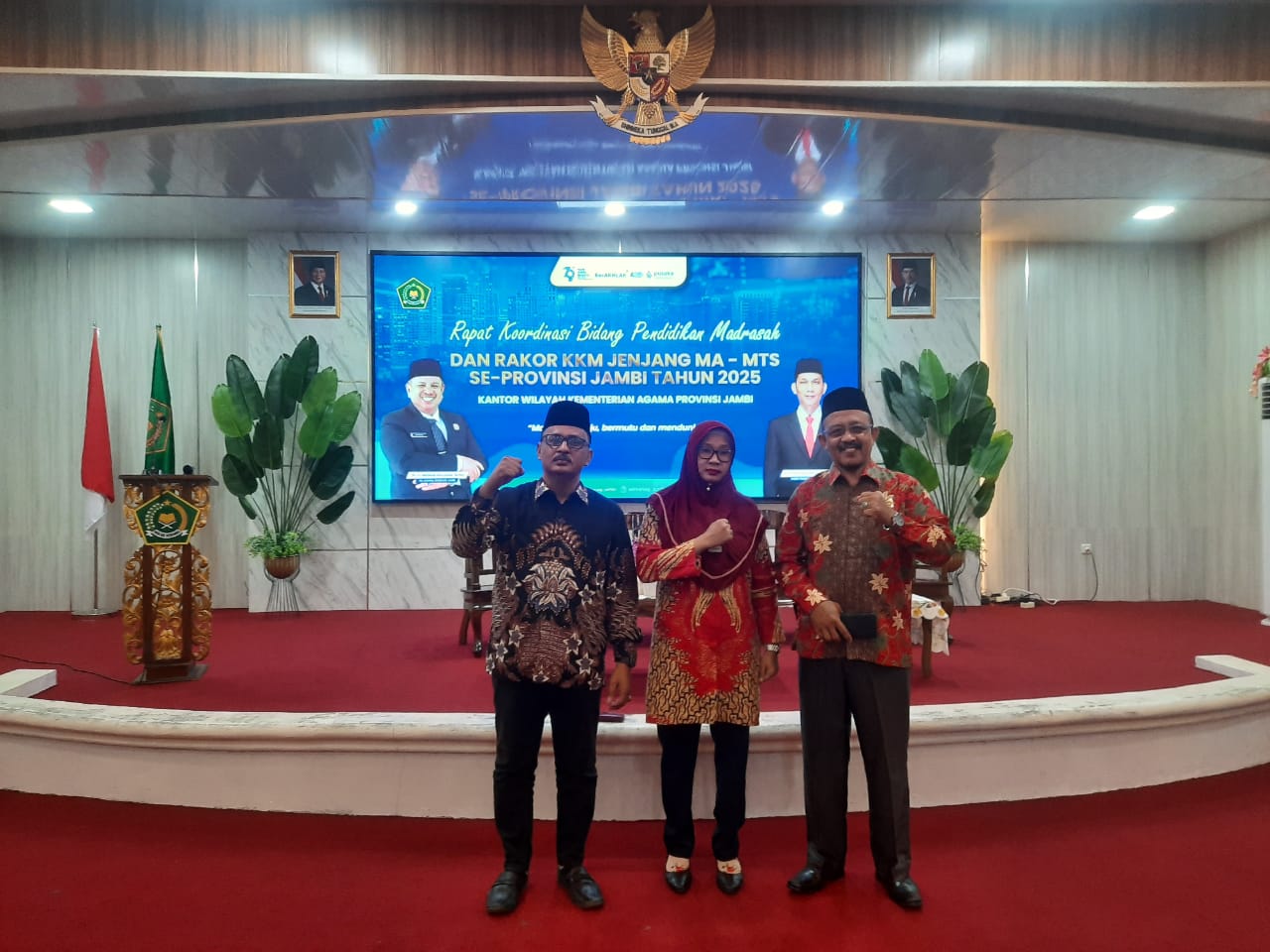 Kepala MTsN 4 Tanjung Jabung Timur Ikuti Rakor KKM Se-Provinsi Jambi