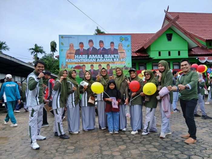 MTsN 4 Tanjung Jabung Timur Rayakan HAB Kemenag ke-80